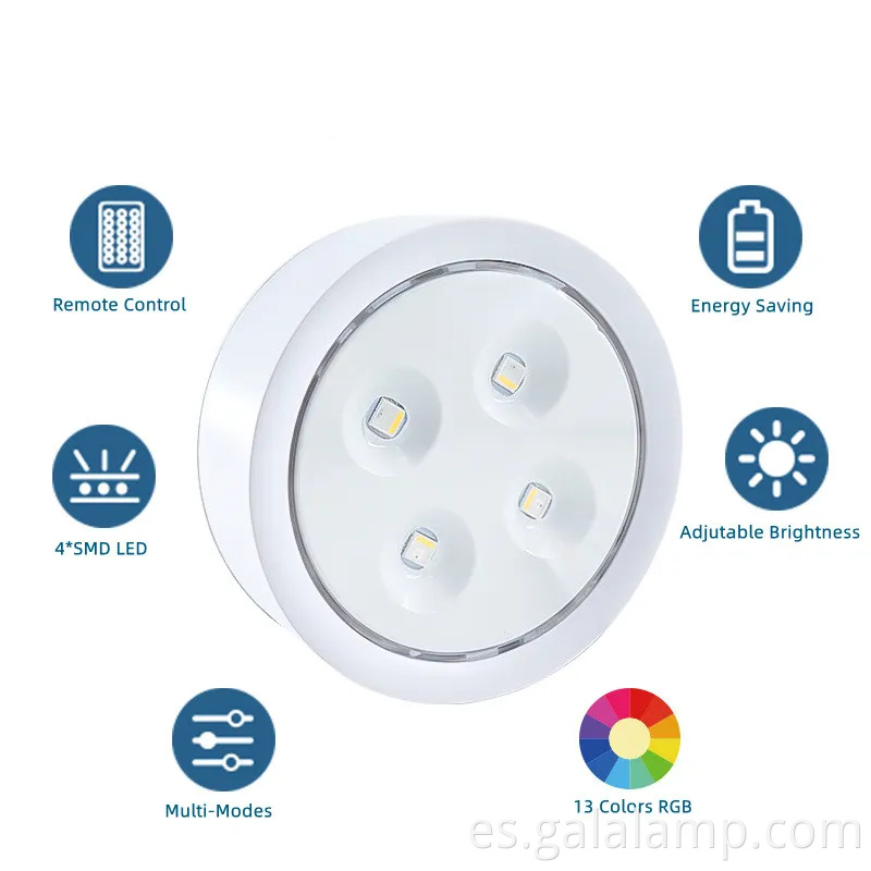 Luz de disco RGB inalámbrico incomitable para una elegante decoración del hogar